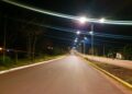 Así quedaron las nuevas luminarias sobre la Avenida Córdoba