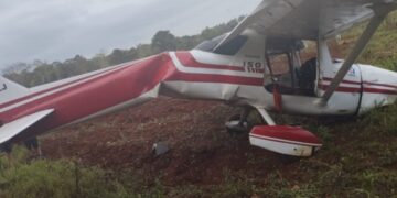 Se estrelló una avioneta en Eldorado: dos personas fueron trasladas de urgencia al Hospital Samic