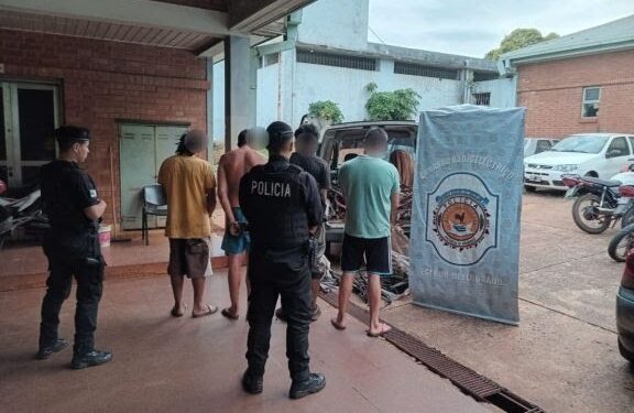Eldorado: cuatro detenidos por robar 200 kilos de cables durante la tormenta