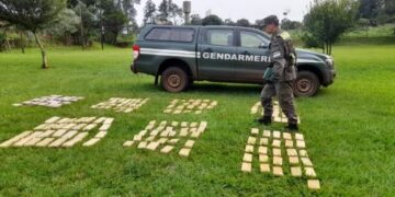 Gendarmería decomisó un cargamento de marihuana en Montecarlo