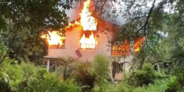 Se incendió una casa en Eldorado