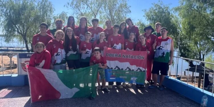 Los misioneros dejaron su marca en el Regional de Natación