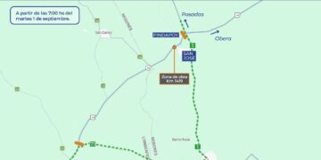 Vialidad Nacional desviará el ingreso a Misiones en la Ruta Nacional 14 por tareas de mantenimiento ante la llegada de El Niño